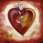 Love Canvas Paintings - Shades of Love - Cherry